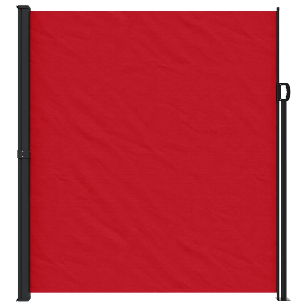 Vidaxx ausziehbarer Windschutz 220x600 cm rot