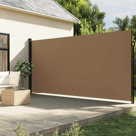 Vidaxx ausziehbarer Windschutz 220x600 cm Taupe
