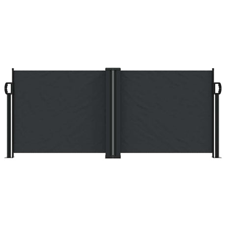 Vidaxx ausziehbarer Windschutz 100x600 cm schwarz