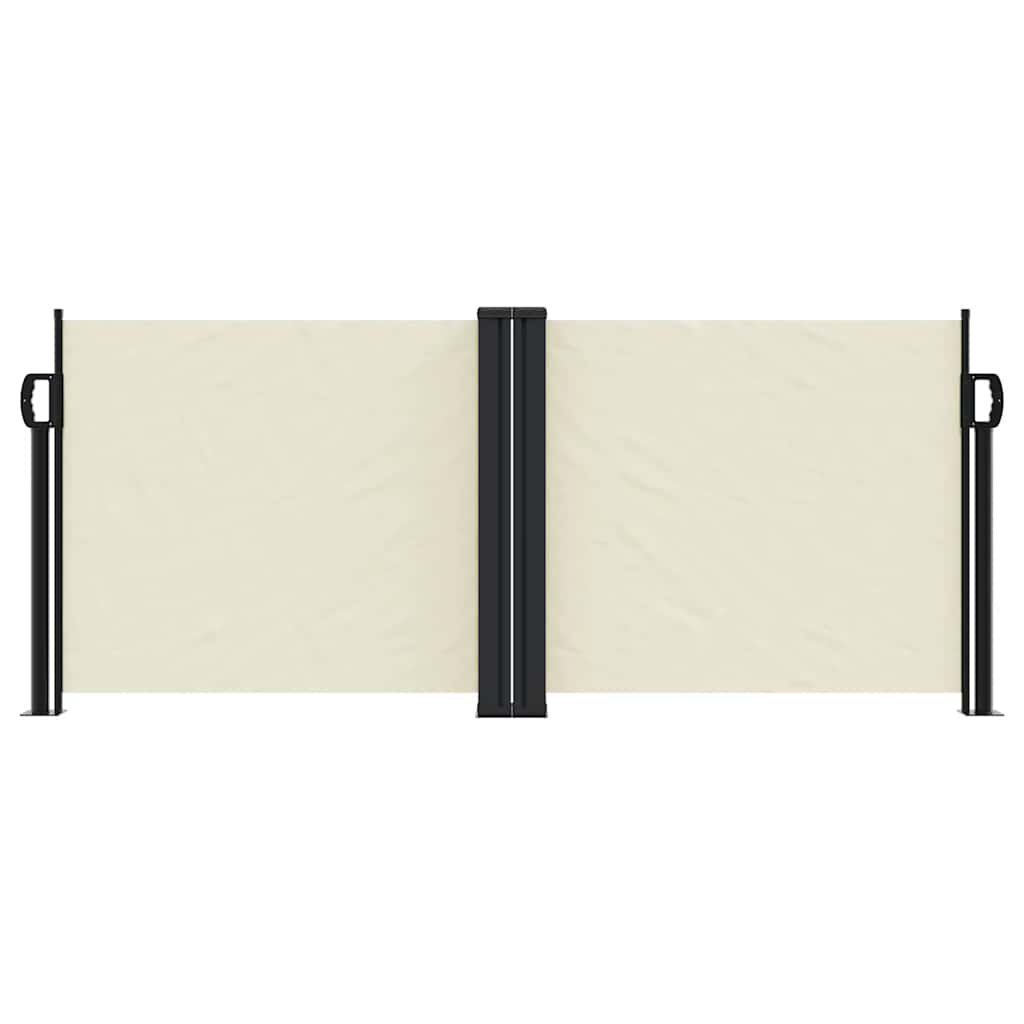 Vidaxx ausziehbarer Windschutz 100x600 cm creme