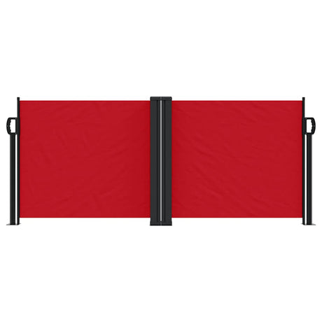 Vidaxx ausziehbarer Windschutz 100x600 cm rot