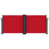 Vidaxl windscherm uittrekbaar 100x600 cm rood