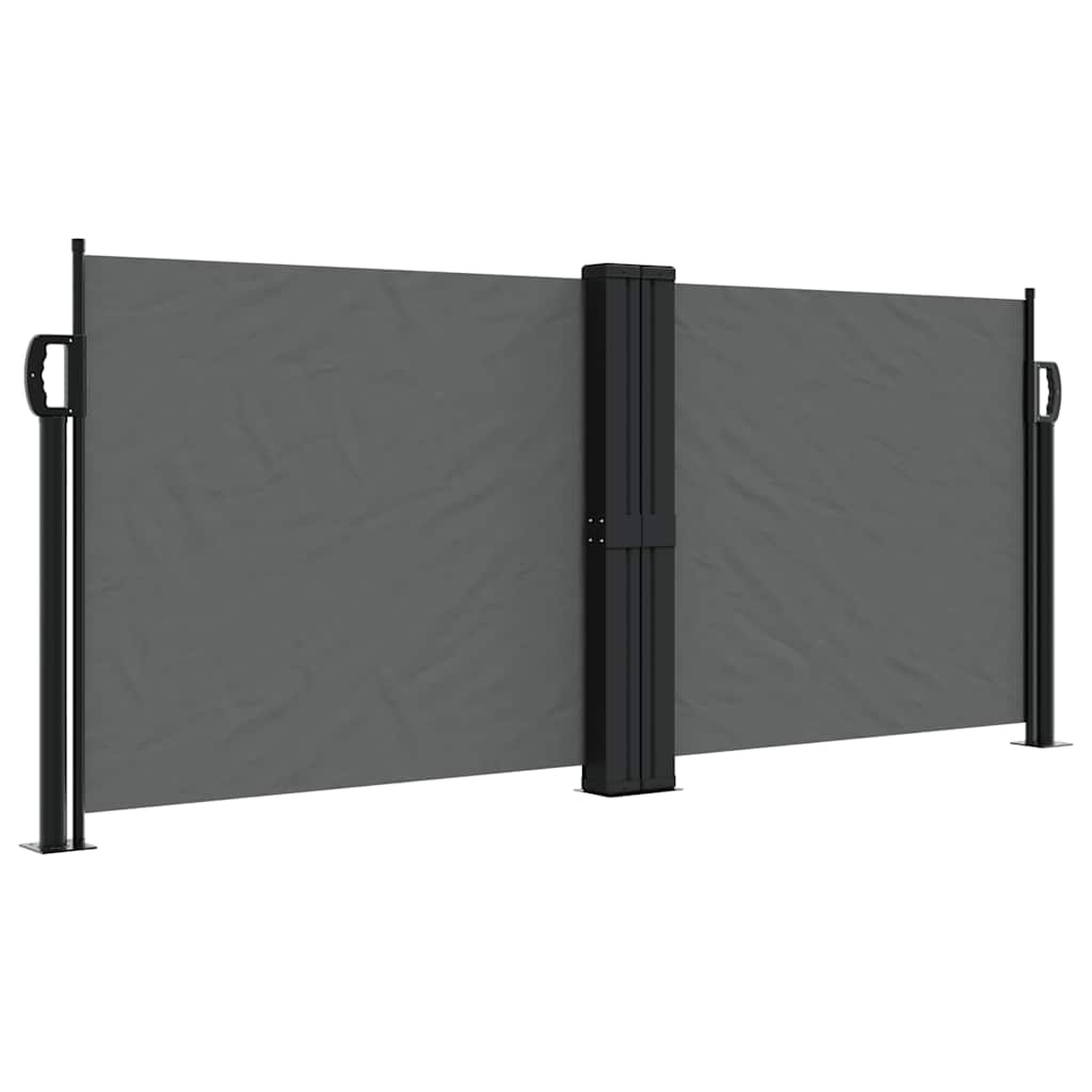 BIDAXL Windshield utdragbar 100x600 cm Anthracite