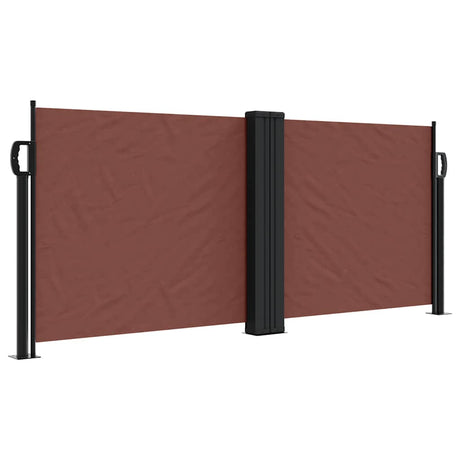 Vidaxx ausziehbarer Windschutz 100x600 cm braun