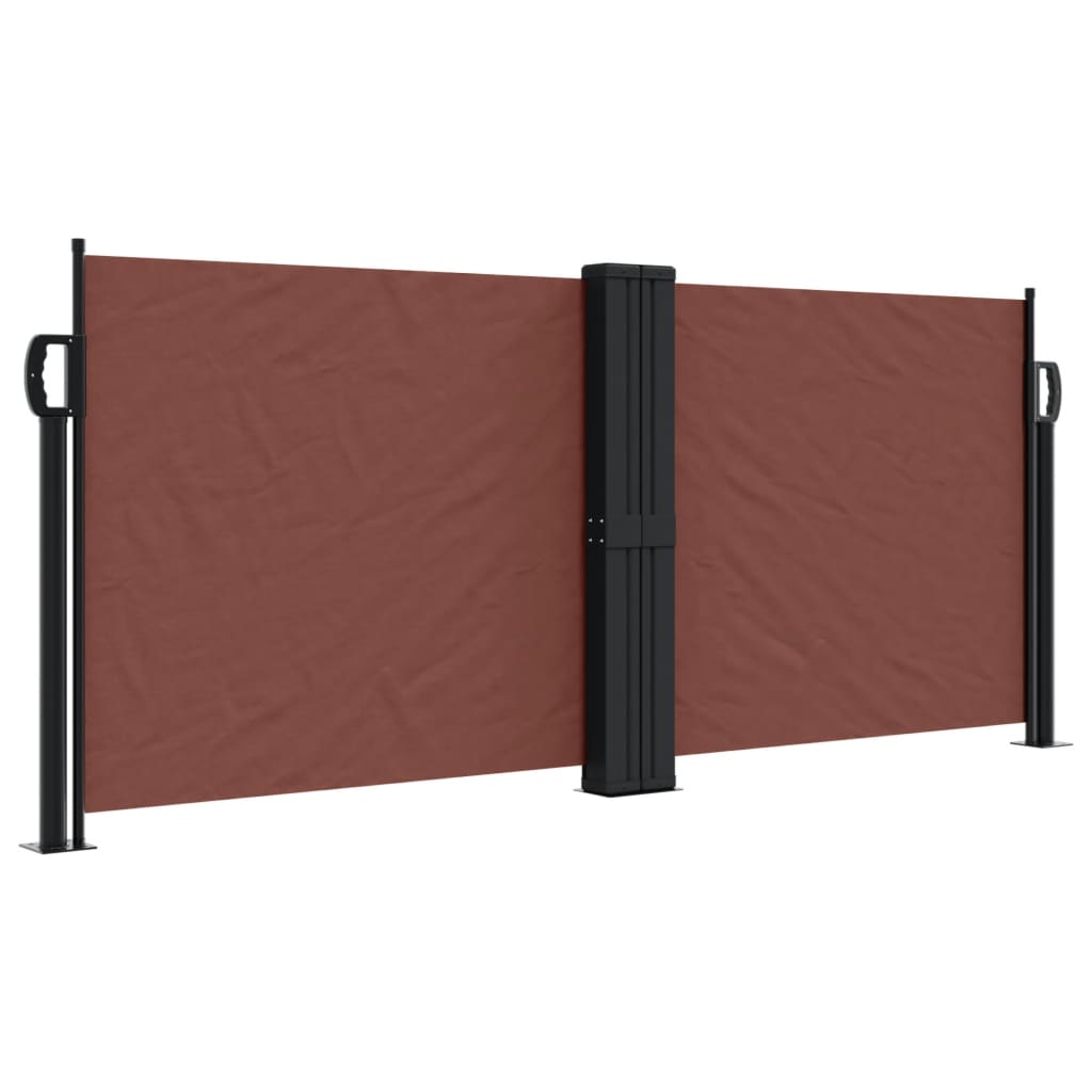 VidaXL Windshield Extendable 100x600 cm brown