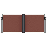 Vidaxx ausziehbarer Windschutz 100x600 cm braun