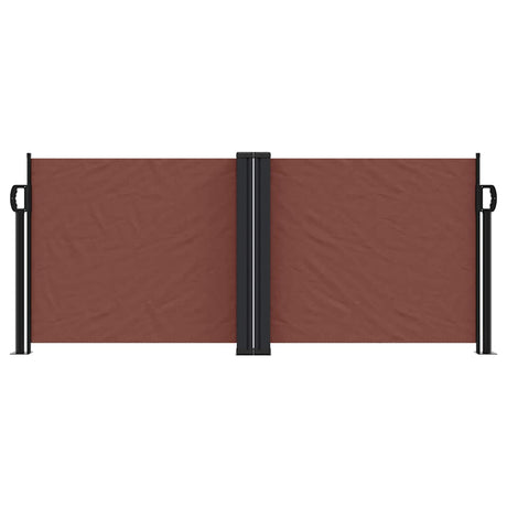 Vidaxx ausziehbarer Windschutz 100x600 cm braun