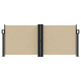 Vidaxx ausziehbarer Windschutz 100x600 cm beige