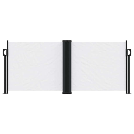 Vidaxx ausziehbarer Windschutz 100x600 cm weiß