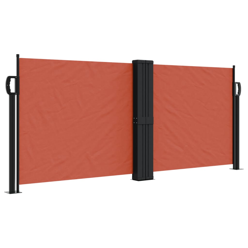 Vidaxl forrude udvides 100x600 cm terracotta -farvet