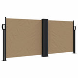 Vidaxx ausziehbarer Windschutz 100x600 cm Taupe