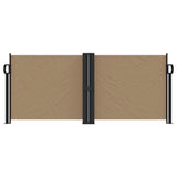 VidaXL Windshield Extendable 100x600 cm Taupe