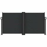Vidaxx ausziehbarer Windschutz 120x600 cm schwarz
