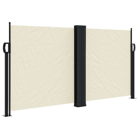 Vidaxx ausziehbarer Windschutz 120x600 cm creme