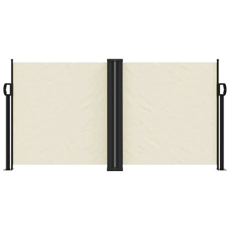 Vidaxx ausziehbarer Windschutz 120x600 cm creme