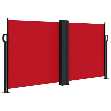 Vidaxx ausziehbarer Windschutz 120x600 cm rot
