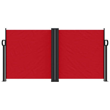 Vidaxx ausziehbarer Windschutz 120x600 cm rot