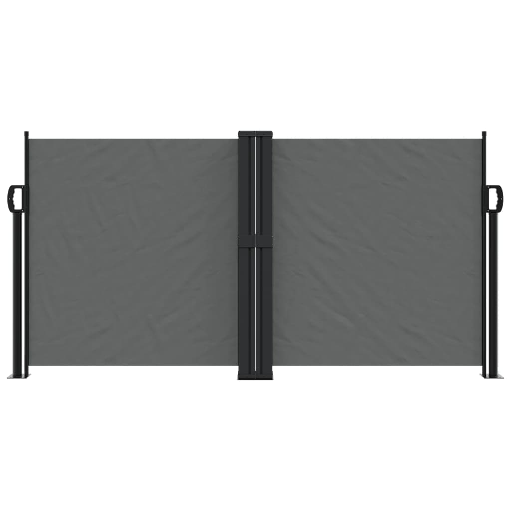 BIDAXL Windshield utdragbar 120x600 cm Anthracite