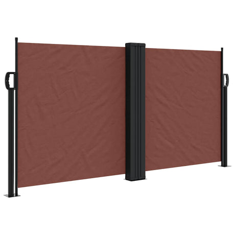 Vidaxx ausziehbarer Windschutz 120x600 cm braun