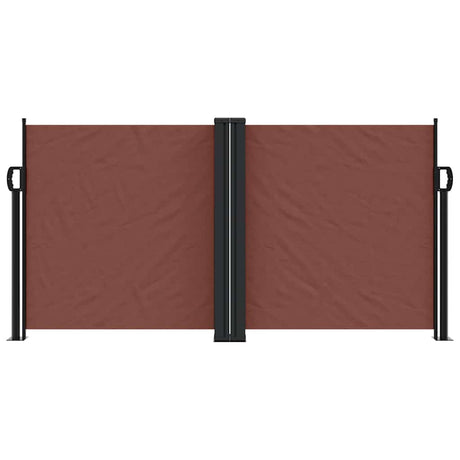 Vidaxx ausziehbarer Windschutz 120x600 cm braun