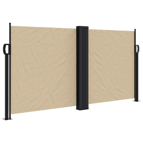 Vidaxx ausziehbarer Windschutz 120x600 cm beige