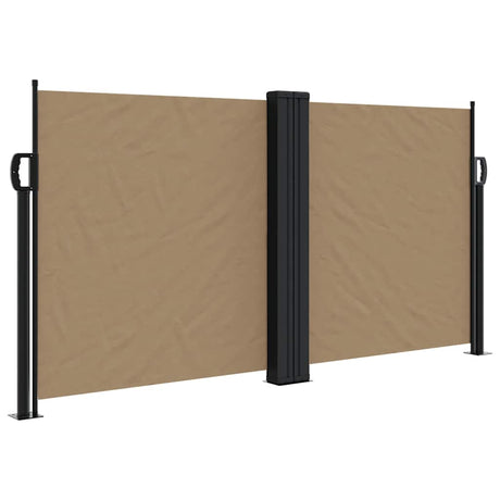 Vidaxx ausziehbarer Windschutz 120x600 cm Taupe