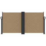 Vidaxx ausziehbarer Windschutz 120x600 cm Taupe