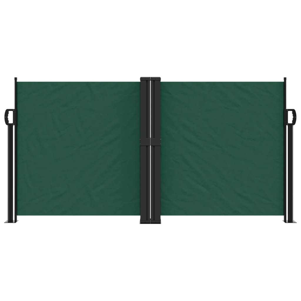 Parabrisas Vidaxl extensible 120x600 cm de color verde oscuro