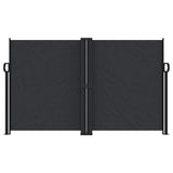 Vidaxx ausziehbarer Windschutz 140x600 cm schwarz