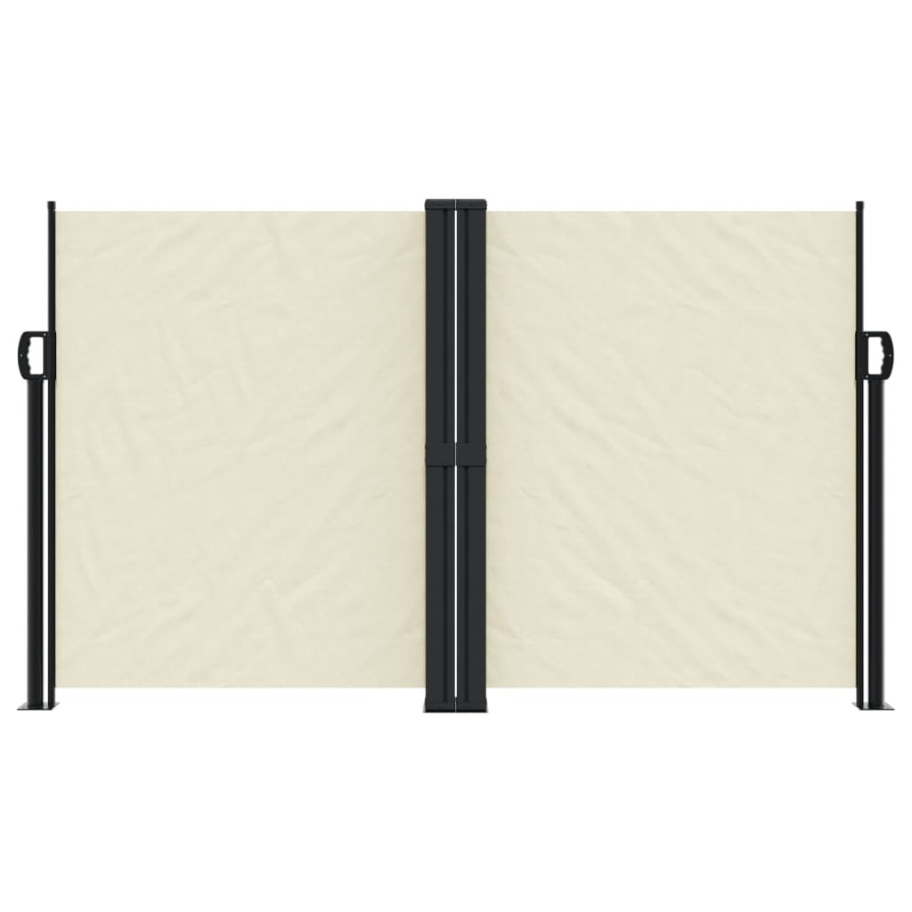 Vidaxx ausziehbarer Gartenschirm 140x600 cm creme