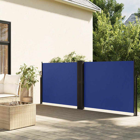Vidaxx ausziehbarer Windschutz 140x600 cm blau