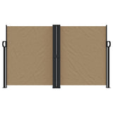 Vidaxl Windshield utvidbar 140x600 cm taupe