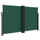 Schermo del giardino Vidaxl estendibile 140x600 cm verde scuro