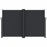 Vidaxx ausziehbarer Windschutz 160x600 cm schwarz