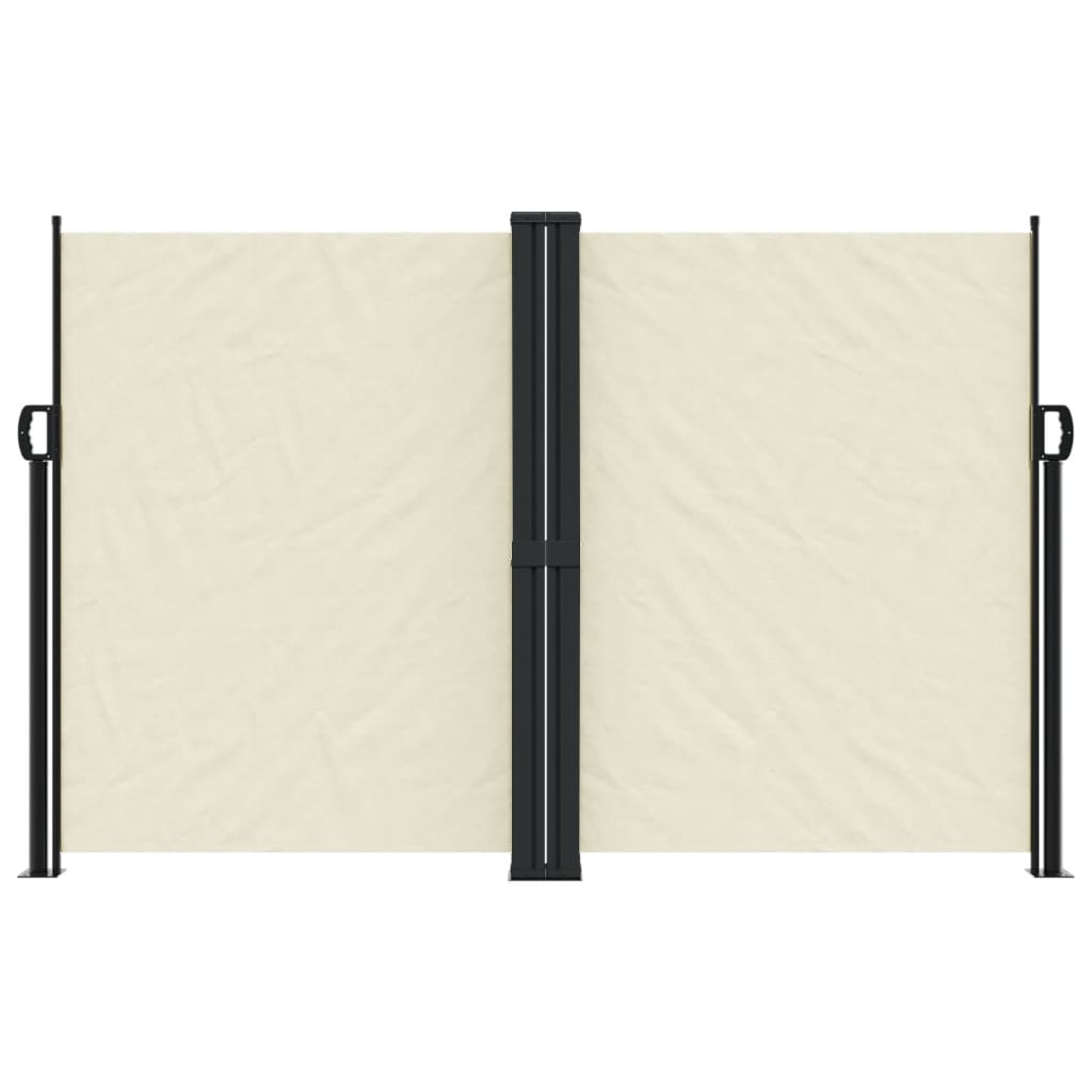 Vidaxl Windshield utdragbar 160x600 cm Cream -Colored