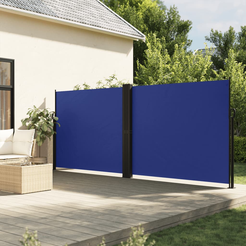 VIDAXL Parature estendibile 160x600 cm blu