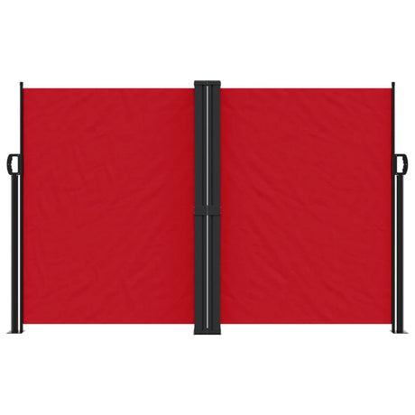 Vidaxx ausziehbarer Windschutz 160x600 cm rot