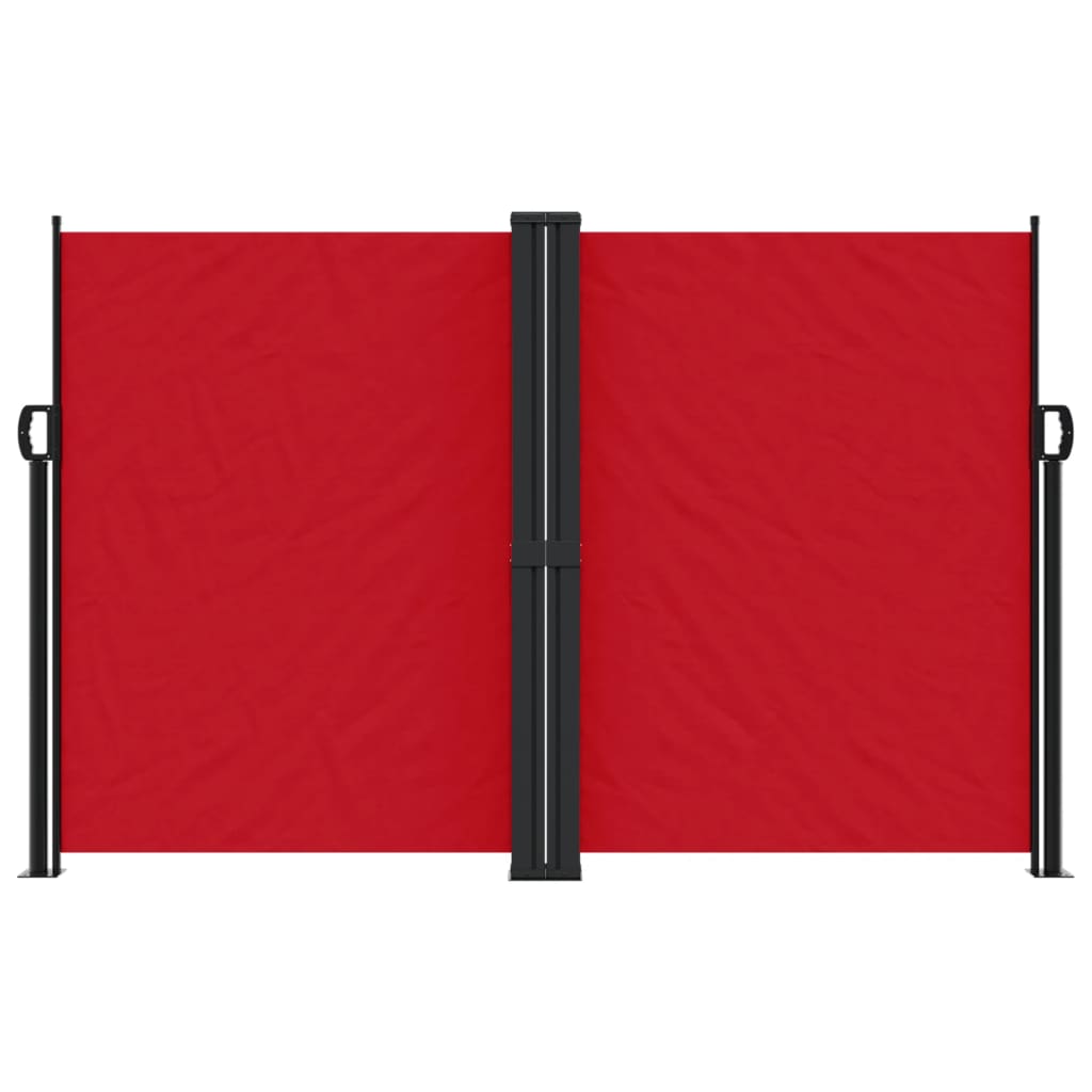 Vidaxl windscherm uittrekbaar 160x600 cm rood