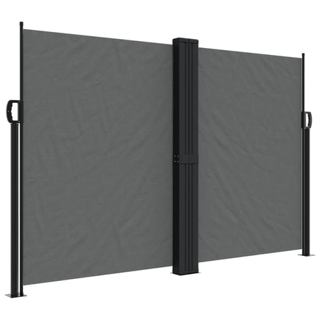 Vidaxx ausziehbarer Windschutz 160x600 cm Anthrazit