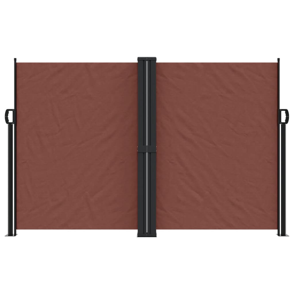 Vidaxx ausziehbarer Windschutz 160x600 cm braun