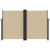 Vidaxx ausziehbarer Windschutz 160x600 cm beige