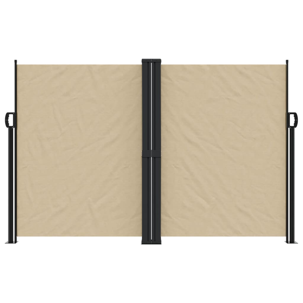 Pare-brise vidaxl extensible 160x600 cm beige