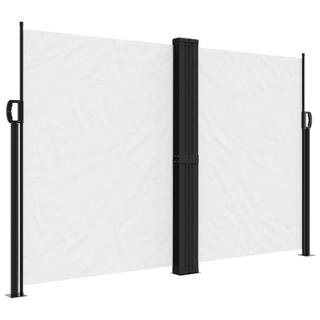 Vidaxx ausziehbarer Windschutz 160x600 cm weiß
