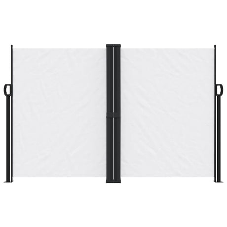 Vidaxx ausziehbarer Windschutz 160x600 cm weiß