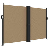Vidaxx ausziehbarer Windschutz 160x600 cm Taupe