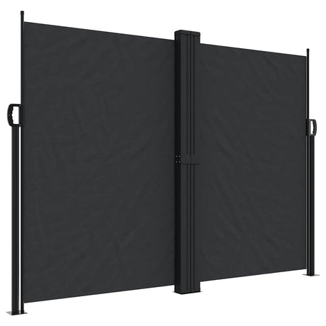 Vidaxx ausziehbarer Windschutz 180x600 cm schwarz