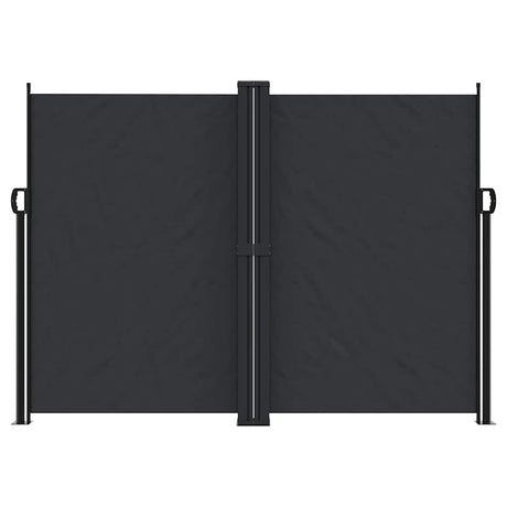 Vidaxx ausziehbarer Windschutz 180x600 cm schwarz