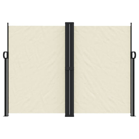Vidaxx ausziehbarer Gartenschirm 180x600 cm cremefarben