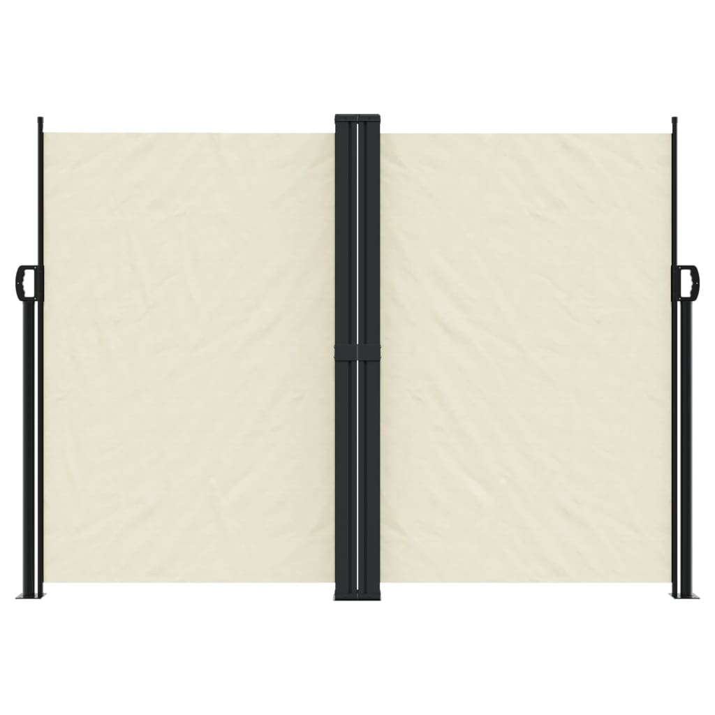 Vidaxl Garden Screen Extendable 180x600 cm Cream -Colored