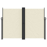 Vidaxl Garden Screen ausziehbar 180 x 600 cm creme -gelenkt